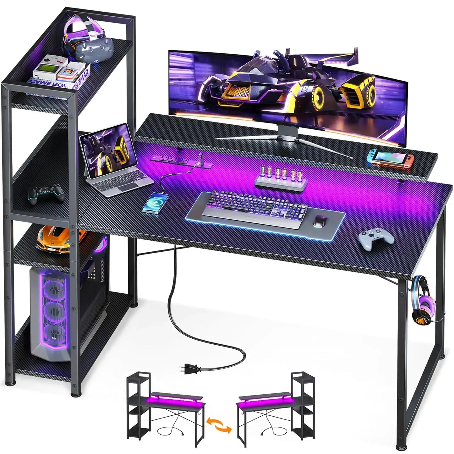 NeoDeskPro™ 48-Inch RGB Gaming Desk Az én boltom