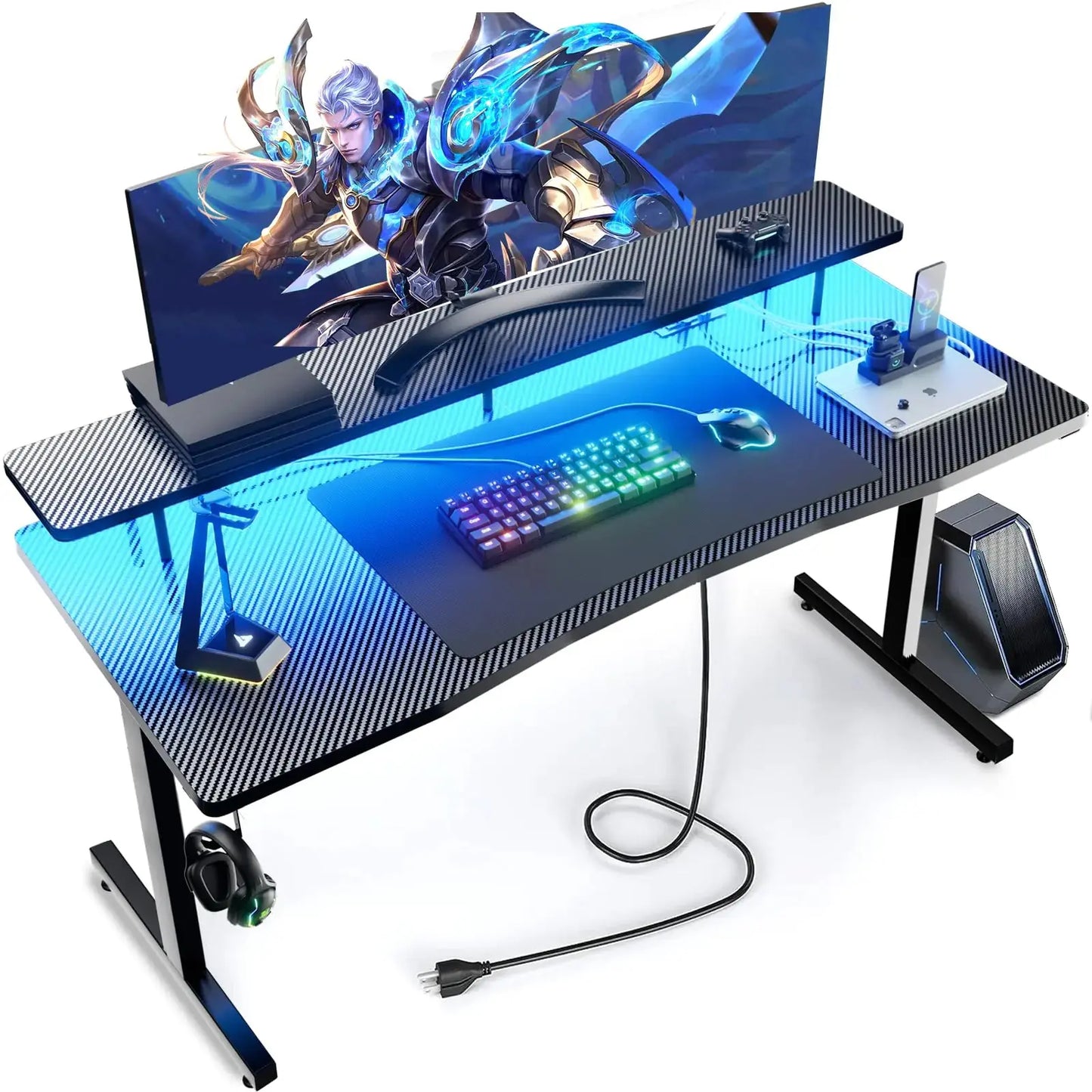 NeoDeskPro™ 55” RGB Gaming Desk Az én boltom