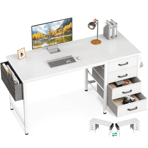 NeoDeskPro™ 48" Computer Desk with 4 Fabric Drawers Az én boltom